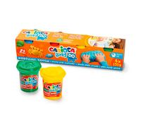 Carioca Pâte à modeler Baby Do – Pour bébé dès 12 mois, 4 couleurs, sèche à l'air, 4x150 g