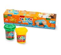 Carioca Pâte à modeler pour bébé 1+ | Baby Do Pâte à modeler pour enfants à partir de 12 mois | 4 couleurs assorties | Sèche à