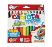 Carioca Pennarelli Jumbo - Scatola 12 Pz.- Col. Ass.