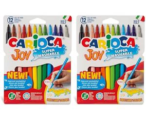 Carioca Pisaki Joy 18 kolorów (Lot de 2)