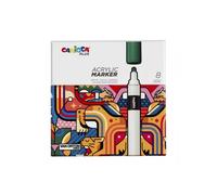 Carioca Plus - Acrylic Markers, 8 Pcs (809309)