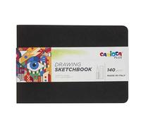 Carioca Plus Bloc de dessins pour crayons A5 | Bloc de dessins avec 20 feuilles pour dessiner n'importe où | Épaisseur de 140 g/m² et non absorbant