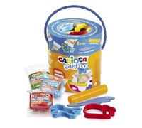 Carioca Set créatif pour bébé Comprenant 8 pâtes à Modeler Baby Do de 40 g + 6 Outils pour Modeler | Contient du blé | 14 pièces
