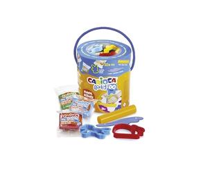 Carioca Set créatif pour bébé Comprenant 8 pâtes à Modeler Baby Do de 40 g + 6 Outils pour Modeler | Contient du blé | 14 pièces