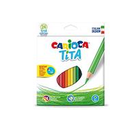 Carioca Tita-hexagonal 42794 - Boîte de 24 crayons de couleur