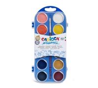 CARIOCA Watercolors Palette 12pièce(s) Multi peinture à l'eau - Peintures à l'eau (41 cm, 47,5 cm, 23,5 cm, 18,4 kg, 144 pièce(s), 12 pièce(s))