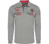 Carisma 3439 Sweat-shirt à manches longues pour homme Coupe droite avec broderie de qualité supérieure