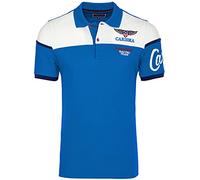 CARISMA Polo à manches courtes pour homme 100 % coton • Polo pour homme avec broderie • T-shirt coupe droite élégante pour le bureau et les loisirs., Sachs., M