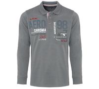 Carisma Polo à manches longues pour homme 100 % coton ? T-shirt à manches longues pour homme avec broderie ? Confortable Regular Fit Manches longues pour le bureau et les loisirs 3445, Taille, XL
