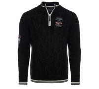 CARISMA Pull-over gris / rouge sang / noir / blanc, Taille L