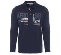 CARISMA T-Shirt bleu / rouge sang / blanc, Taille S