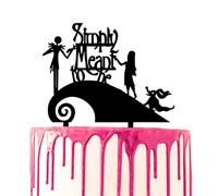 CARISPIBET Décoration de Gâteau de Mariage avec L'inscription "Simply meant to be" fantaisie assortiment