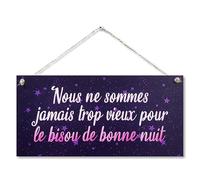 CARISPIBET Nous ne sommes enseignes pour la maison affiches décoratives art murale cadeau de décoration enseigne inspirant de décoration d'interieur 15 x 30 cm