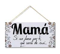 CARISPIBET Plaque décorative pour maman - Belle et amusante - 15 x 30 cm
