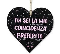 CARISPIBET Vous êtes ma coïncidence préférée | signe décoratif pour la maison signes cadeaux signes décoratifs romantiques 12 x 12 cm