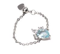 CARISSETT Anneaux de chaîne d'ouverture réglables avec pendentif en forme de goutte d'eau - Texture cuivre - Cadeau pour les amateurs de mode, taille unique, Comme décrit, Comme décrit.