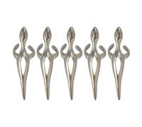 CARISSETT Anneaux réglables de style gothique unique en alliage confortable pour festivals de musique et photographie à thème, taille unique, Comme décrit, Comme décrit.