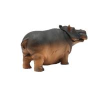 CARISSETT Aquariums Paysage Modèle Hippopotame Aquariums Décorations Art Terrarium Habitat Ornements Photo Accessoires Hippopotame Pierre à Air Décor d'Aquarium