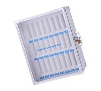 CARISSETT Boîte de rangement sécurisée pour téléphone portable - Anti-écrasement - Pour le bureau, l'école et la maison - Économie d'espace