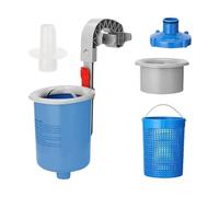 CARISSETT Bouchon de piscine domestique nettoyeur de surface de piscine Outil d'entretien pour eau propre Nettoyage automatique écumoire