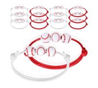 CARISSETT Bracelet extensible multicolore en perles d'argile, chaîne de poignet légère, confortable à porter pour les peaux sensibles et un usage quotidien, sport coloré pour femme, taille unique