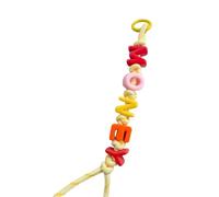 CARISSETT Breloque de sac colorée en forme de lettre personnalisée pour sac à suspendre pour une déclaration de mode tendance et des styles uniques