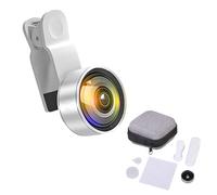 CARISSETT Cadre en métal robuste pour téléphone - Objectif grand angle 10x avec image de 120 degrés - Appareil haute résolution pour photos claires et grands angles