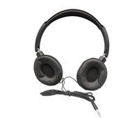 CARISSETT Casque supra-auriculaire avec isolation phonique pour moniteur de studio professionnel et casque à fil de mélange