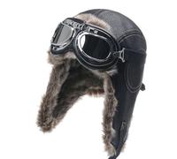 CARISSETT Chapeau de trappeur isotherme unisexe avec cache-oreilles, chapeau d'hiver coupe-vent pour le ski et les activités de plein air par temps froid, casquette d'hiver doublée en polaire pour