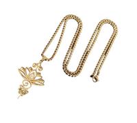 CARISSETT Collier avec pendentif en forme de fleur tendance, boucles d'oreilles, collier unique en forme de fleur, confortable, adapté pour un usage quotidien pour femme, necklace, Comme décrit, Comme