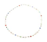 CARISSETT Collier de perles de mariage long collier élégant de perles pour femme