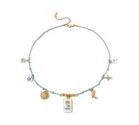 CARISSETT Collier de plage léger réglable empilable adapté pour un usage quotidien et des occasions spéciales Collier de vacances Cadeau, taille unique, Comme décrit, Comme décrit.