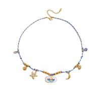 CARISSETT Collier de plage léger réglable empilable adapté pour un usage quotidien et des occasions spéciales Collier de vacances Cadeau, taille unique, Comme décrit, Comme décrit.