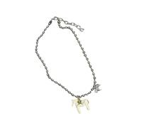 CARISSETT Collier élégant avec pendentif en forme de poulain d'huile - Accessoire de superposition élégant - Chaîne de superposition pour femme - Pendentif poney tendance, taille unique, Comme décrit