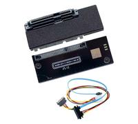 CARISSETT Convertisseurs SATA 7+15 22 broches vers SAS 29 broches pour disque dur offrant une installation rapide ABS Durabilité Data Center