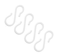 CARISSETT Crochets muraux adhésifs pratiques en S sans perçage pour salle de bain, cuisine, organisation de la maison, crochets pour accrocher des ustensiles