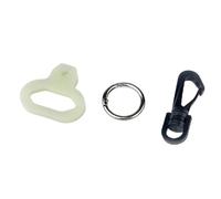 CARISSETT Easyly Grip Boucles à dégagement réglable en silicone pour une gestion sécurisée des équipements sous-marins Haute résistance Régulateur de retenue
