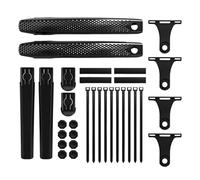 CARISSETT Garde-boue avant/arrière réglable pour vélo de route, vélo de montagne, facile à installer