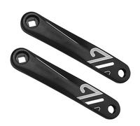 CARISSETT Manivelle de vélo de montagne en alliage d'aluminium gauche à chaîne unique carrée/losange/cannelures pour gaucher