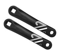 CARISSETT Manivelle de vélo de montagne en alliage d'aluminium gauche à chaîne unique carrée/losange/cannelures pour gaucher