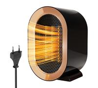 CARISSETT Practical Heater Efficient Warming Device Quick Heating Machine ABS Texture Suitable for Office Table Or Bedroom Use Energy Efficient Desktop Heater