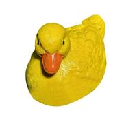 CARISSETT Sculpture de canards en résine synthétique conçue pour améliorer l'atmosphère du jardin et attirer la faune - Placement facile à l'intérieur et à l'extérieur - Décoration de jardin