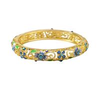 CARISSETT Trèfles en alliage émaillé avec breloque ethnique symbolisant la chance, l'amour et l'espoir, taille unique, Comme décrit