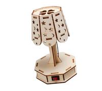 CARISSETT Veilleuse amusante en bois pour enfants encourageant les compétences logiques et la découverte des couleurs Aventure Créative