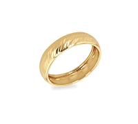 CARISSIMA Bague en or jaune 9 carats pour femme, Or Doré Diamant, Diamant