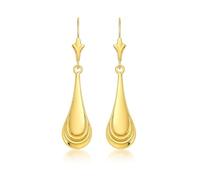 CARISSIMA Boucles d’oreilles pendantes en or jaune 9 ct pour femmes
