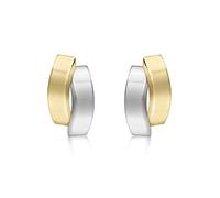 Carissima Boucles d'oreilles Or bicolore 9 cts Pour Femme