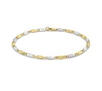 CARISSIMA Bracelet chaîne Or bicolore 9 cts 20 cm 2.29.7263 Pour Femme