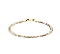 CARISSIMA - Bracelet Femme - 3.21.1391 - Or Tricolore 375/1000 (9 Cts) 2.79 Gr