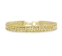 CARISSIMA Bracelet Maille Spiga Or Jaune 9 Carat 375/1000 18 cm 1.22.1981 Pour Femme